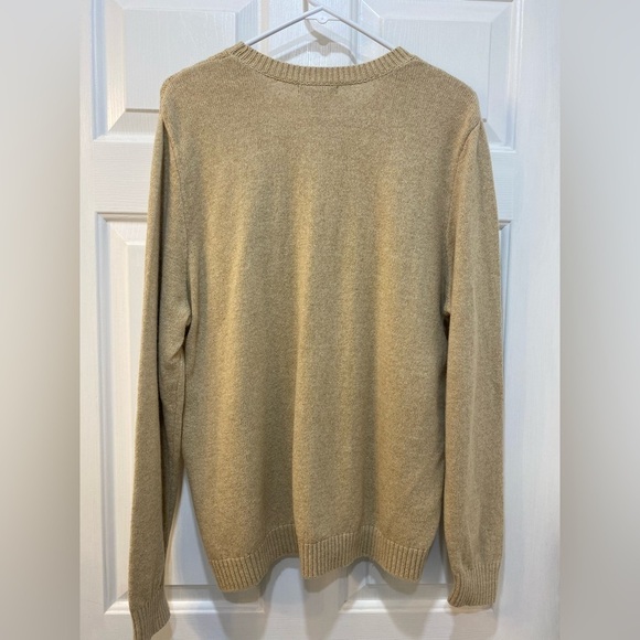 Lands' End Cable Knit Sweater Wool Blend Long Sleeve Lagenlook Women's Size L - Picture 2 of 6